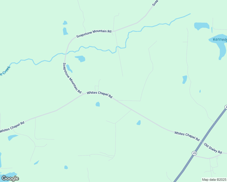 map of restaurants, bars, coffee shops, grocery stores, and more near 6115 Whites Chapel Road in Staley