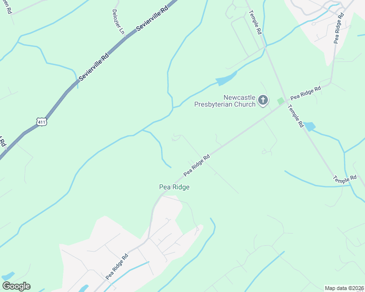 map of restaurants, bars, coffee shops, grocery stores, and more near 4453 Pea Ridge Road in Maryville