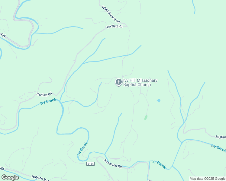 map of restaurants, bars, coffee shops, grocery stores, and more near 125 Ivy Meadows Drive in Weaverville