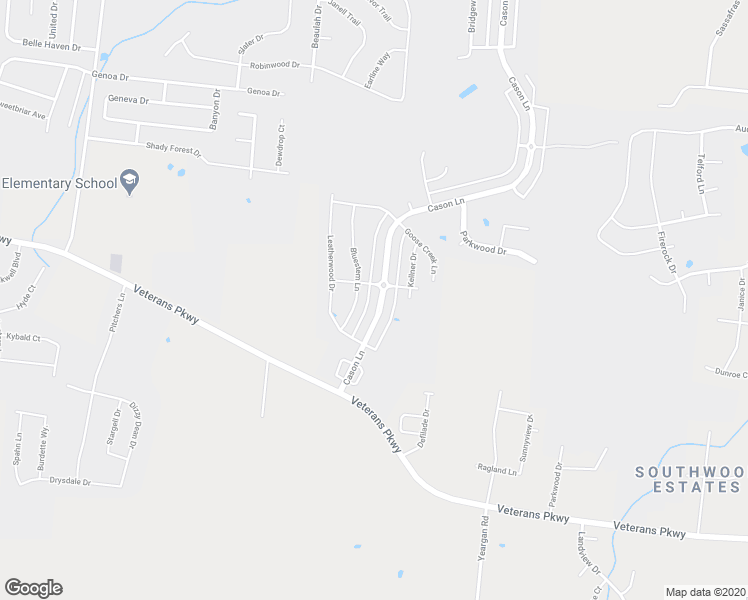 map of restaurants, bars, coffee shops, grocery stores, and more near 2914 Cason Lane in Murfreesboro