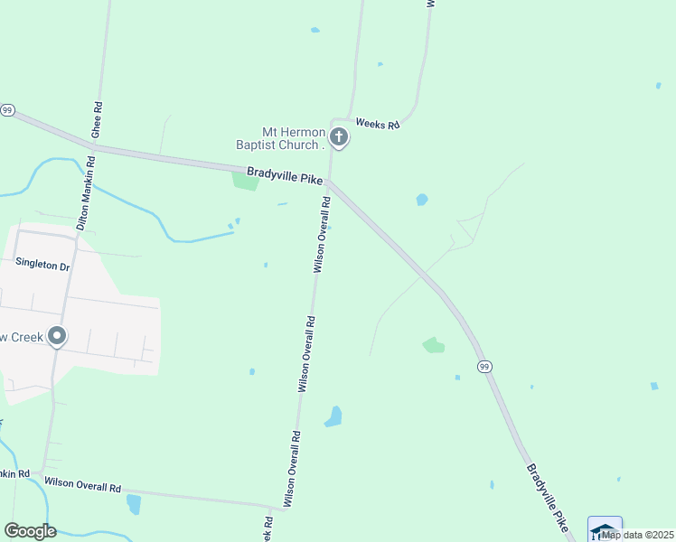 map of restaurants, bars, coffee shops, grocery stores, and more near 2683 Wilson Overall Road in Murfreesboro