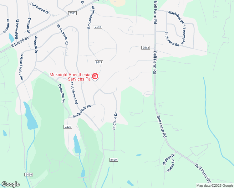 map of restaurants, bars, coffee shops, grocery stores, and more near 507 Saint Cloud Drive in Statesville