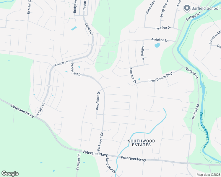 map of restaurants, bars, coffee shops, grocery stores, and more near 2527 Kingfisher Drive in Murfreesboro