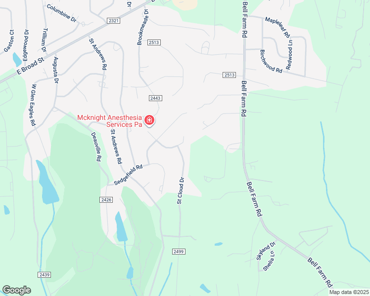 map of restaurants, bars, coffee shops, grocery stores, and more near 507 Saint Cloud Drive in Statesville
