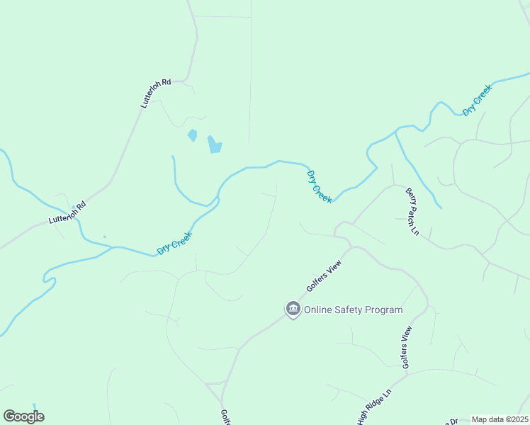 map of restaurants, bars, coffee shops, grocery stores, and more near 947 Cabin Creek in Pittsboro