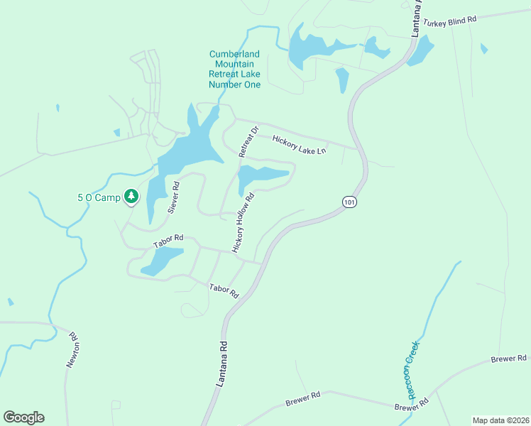 map of restaurants, bars, coffee shops, grocery stores, and more near 439 Hickory Hollow Road in Crossville
