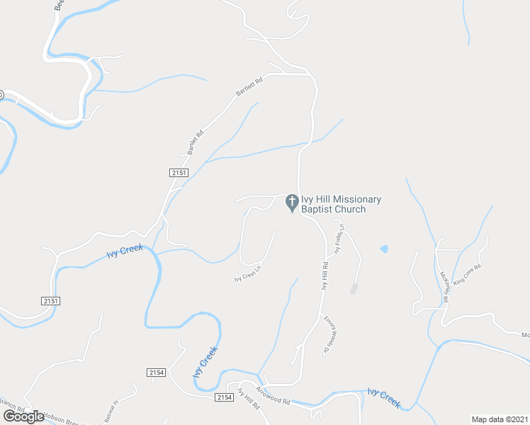 map of restaurants, bars, coffee shops, grocery stores, and more near 32 Ivy Meadows Drive in Weaverville