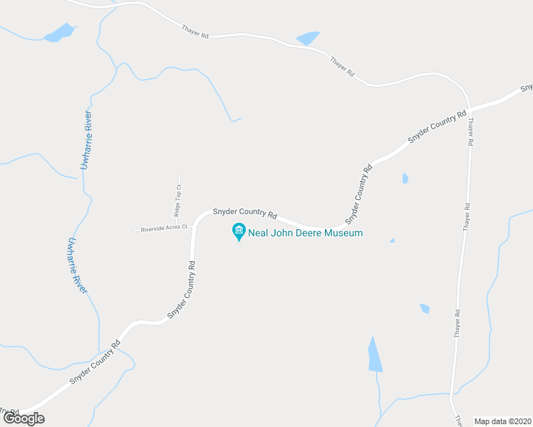 map of restaurants, bars, coffee shops, grocery stores, and more near 5493 Snyder Country Road in Trinity