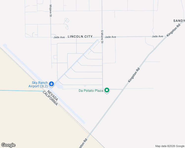 map of restaurants, bars, coffee shops, grocery stores, and more near 897 Lindbergh Avenue in Sandy Valley