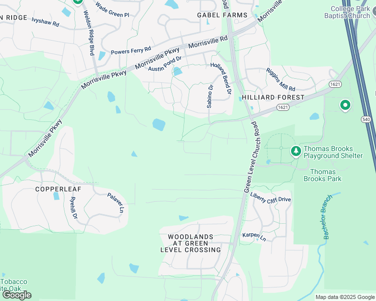 map of restaurants, bars, coffee shops, grocery stores, and more near 7612 Ballard Hill Lane in Cary