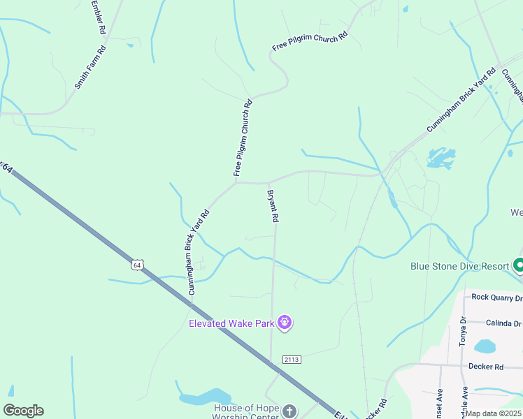 map of restaurants, bars, coffee shops, grocery stores, and more near 633 Bryant Road in Lexington