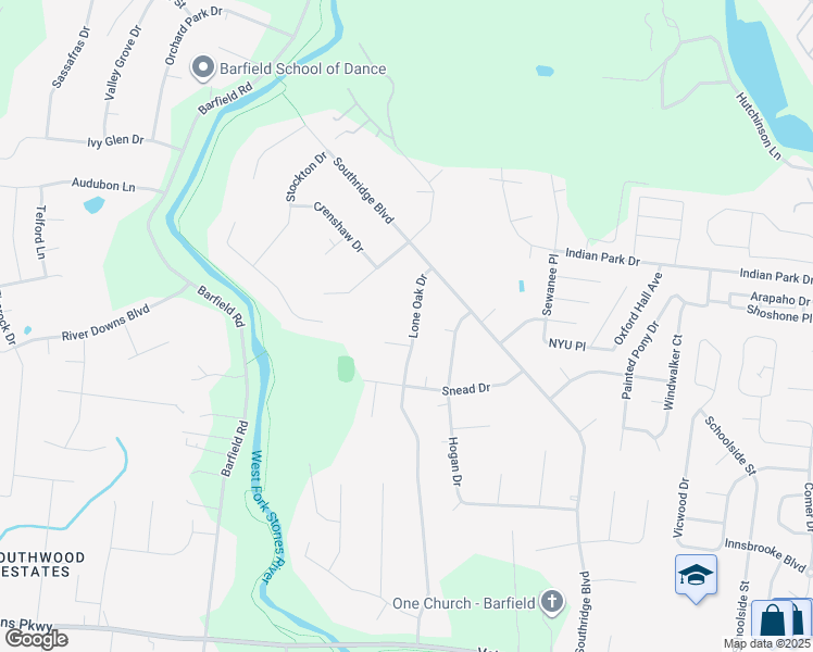 map of restaurants, bars, coffee shops, grocery stores, and more near 2524 Lone Oak Drive in Murfreesboro