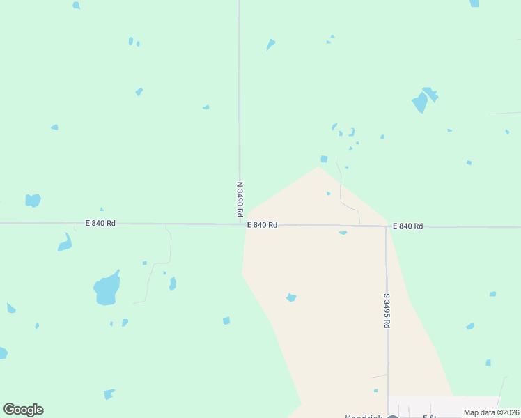 map of restaurants, bars, coffee shops, grocery stores, and more near 349076 East 840 Road in Stroud