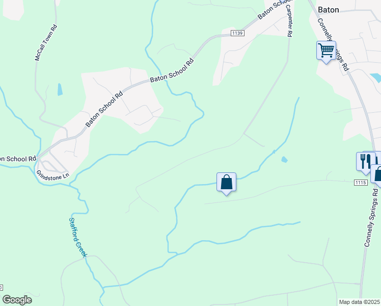 map of restaurants, bars, coffee shops, grocery stores, and more near 5077 Carpenter Road in Granite Falls