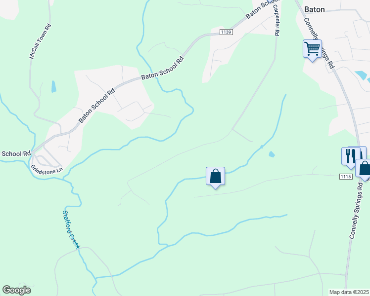 map of restaurants, bars, coffee shops, grocery stores, and more near 5077 Carpenter Road in Granite Falls