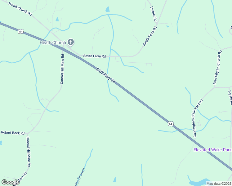 map of restaurants, bars, coffee shops, grocery stores, and more near 5390 U.S. 64 in Lexington