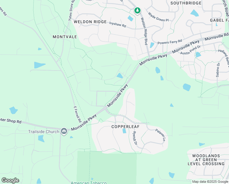 map of restaurants, bars, coffee shops, grocery stores, and more near 1401 Stratford Ridge Lane in Cary