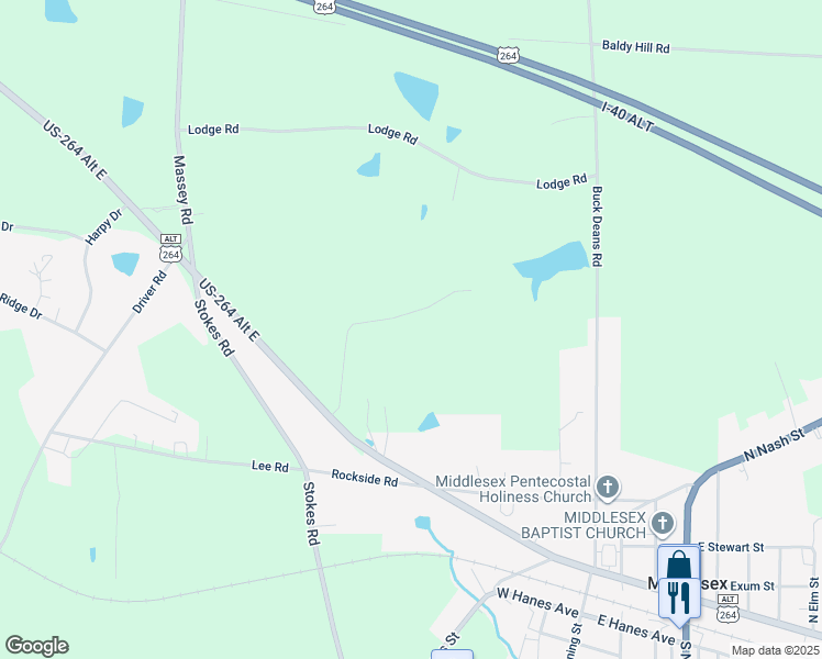 map of restaurants, bars, coffee shops, grocery stores, and more near 11273 Salers Loop in Middlesex