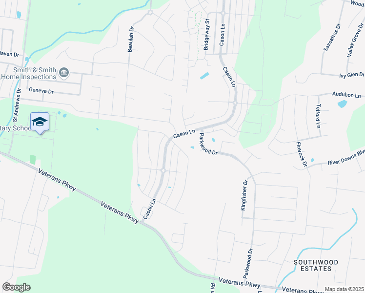 map of restaurants, bars, coffee shops, grocery stores, and more near 2735 Cason Lane in Murfreesboro