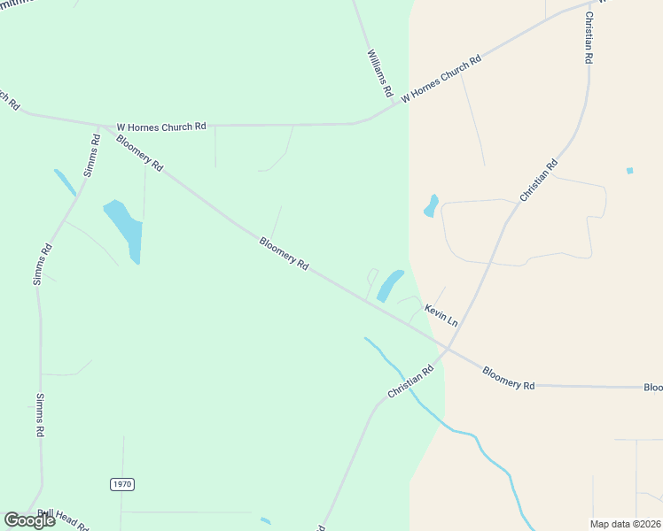 map of restaurants, bars, coffee shops, grocery stores, and more near 1240 Bloomery Road in Bailey