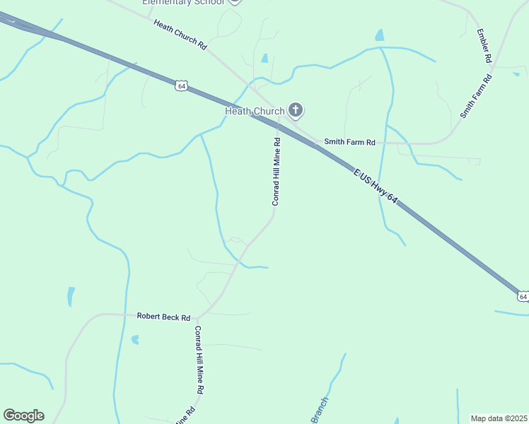 map of restaurants, bars, coffee shops, grocery stores, and more near 2243 Conrad Hill Mine Road in Lexington