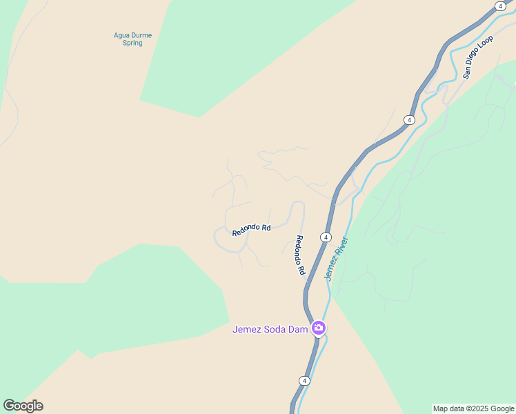 map of restaurants, bars, coffee shops, grocery stores, and more near 55 El Cerrito Place in Jemez Springs