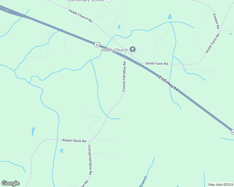 map of restaurants, bars, coffee shops, grocery stores, and more near 2243 Conrad Hill Mine Road in Lexington