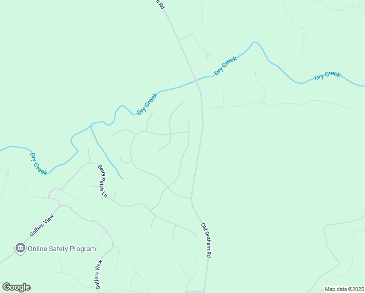 map of restaurants, bars, coffee shops, grocery stores, and more near 221 Crimson Way in Pittsboro
