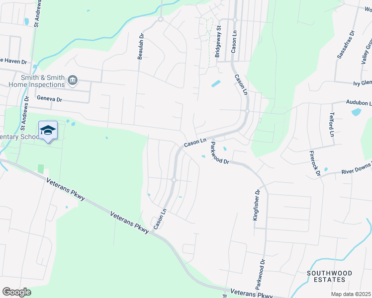 map of restaurants, bars, coffee shops, grocery stores, and more near 2735 Cason Lane in Murfreesboro