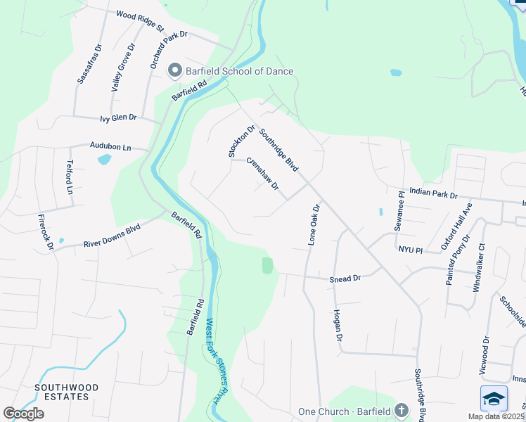 map of restaurants, bars, coffee shops, grocery stores, and more near 107 Faldo Drive in Murfreesboro