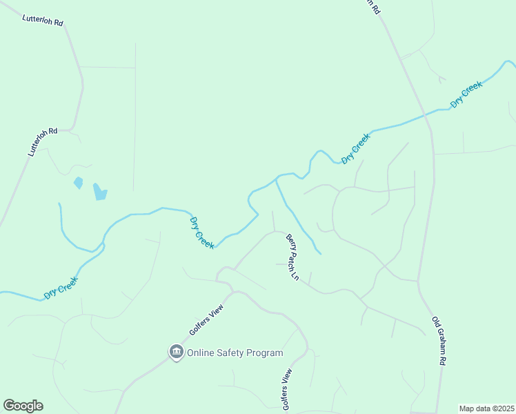 map of restaurants, bars, coffee shops, grocery stores, and more near 65 Willow Creek Court in Pittsboro