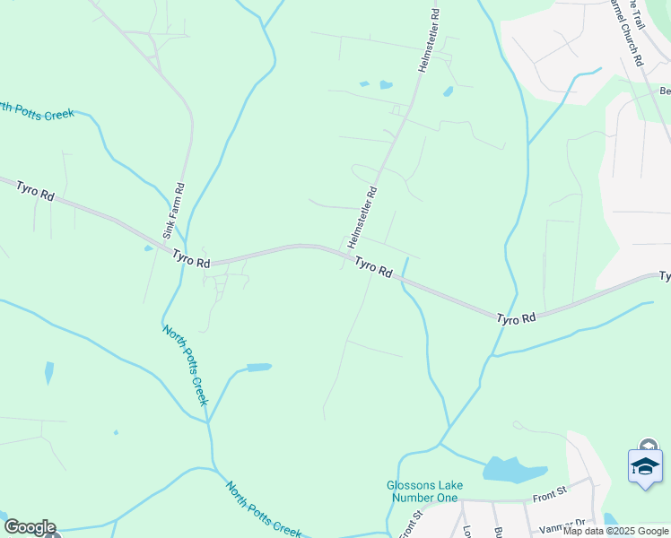 map of restaurants, bars, coffee shops, grocery stores, and more near 1481 Tyro Road in Lexington