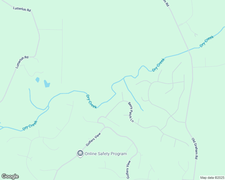 map of restaurants, bars, coffee shops, grocery stores, and more near 65 Willow Creek Court in Pittsboro