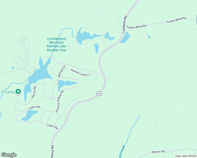 map of restaurants, bars, coffee shops, grocery stores, and more near 104 Cassidy Lane in Crossville