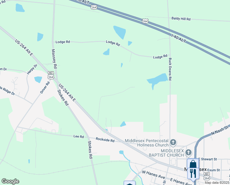 map of restaurants, bars, coffee shops, grocery stores, and more near 11273 Salers Loop in Middlesex