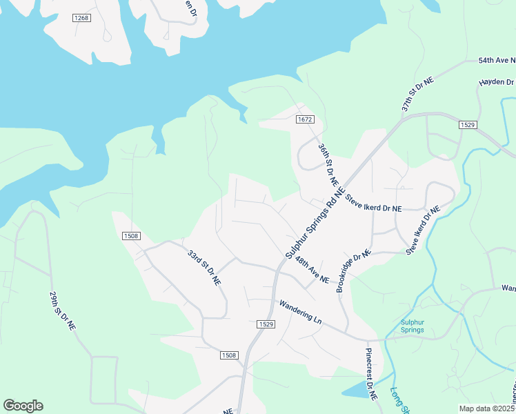 map of restaurants, bars, coffee shops, grocery stores, and more near 3256 48th Avenue Lane Northeast in Hickory