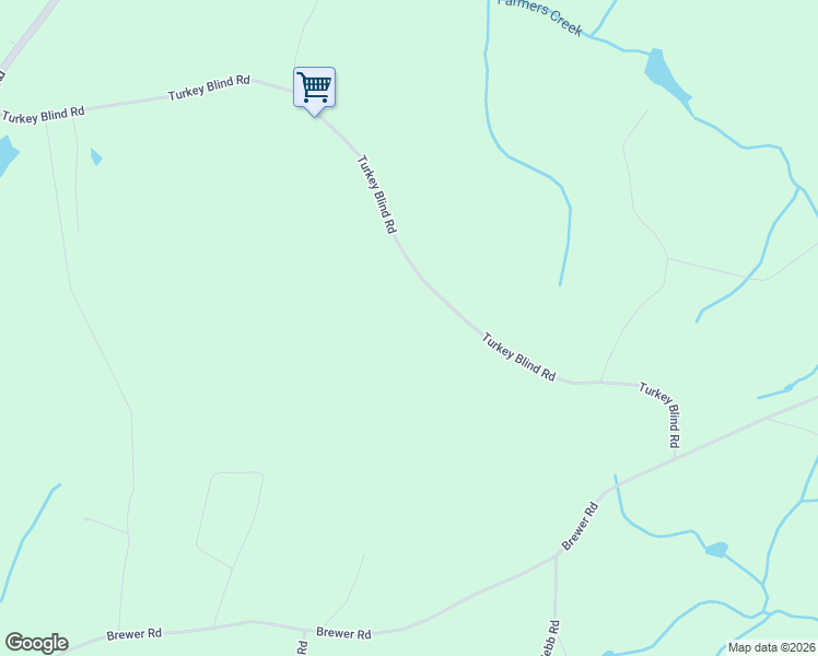 map of restaurants, bars, coffee shops, grocery stores, and more near 1222 Turkey Blind Road in Crossville