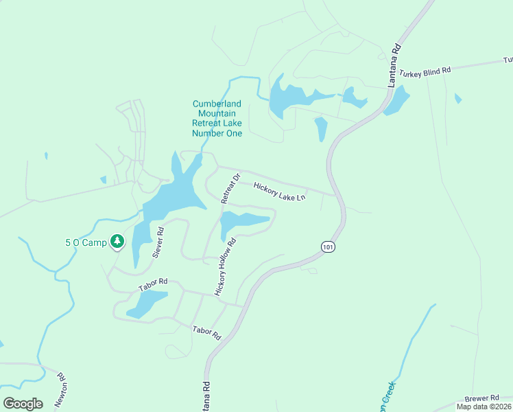 map of restaurants, bars, coffee shops, grocery stores, and more near 154 Hickory Hollow Road in Cumberland County