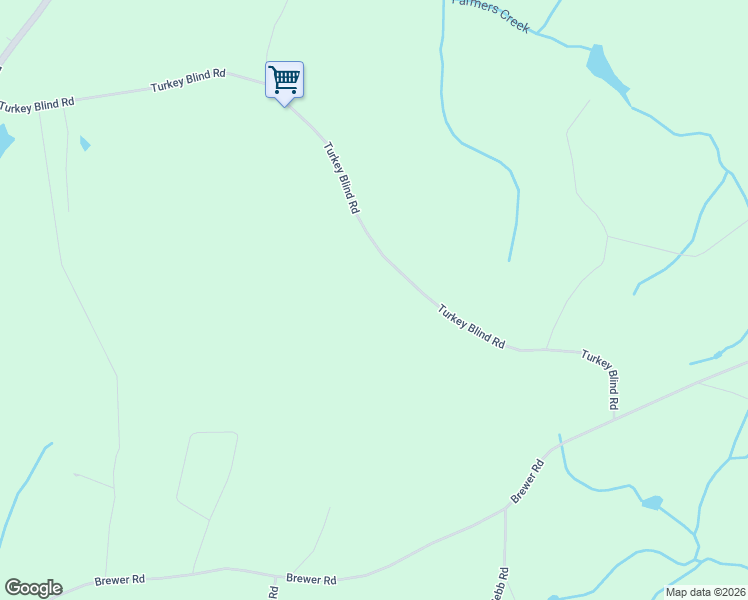 map of restaurants, bars, coffee shops, grocery stores, and more near 1222 Turkey Blind Road in Crossville