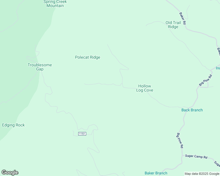map of restaurants, bars, coffee shops, grocery stores, and more near 1161 Back Branch Road in Marshall