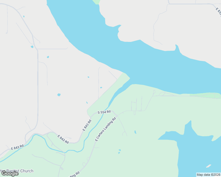 map of restaurants, bars, coffee shops, grocery stores, and more near 22307 East 843 Road in Park Hill