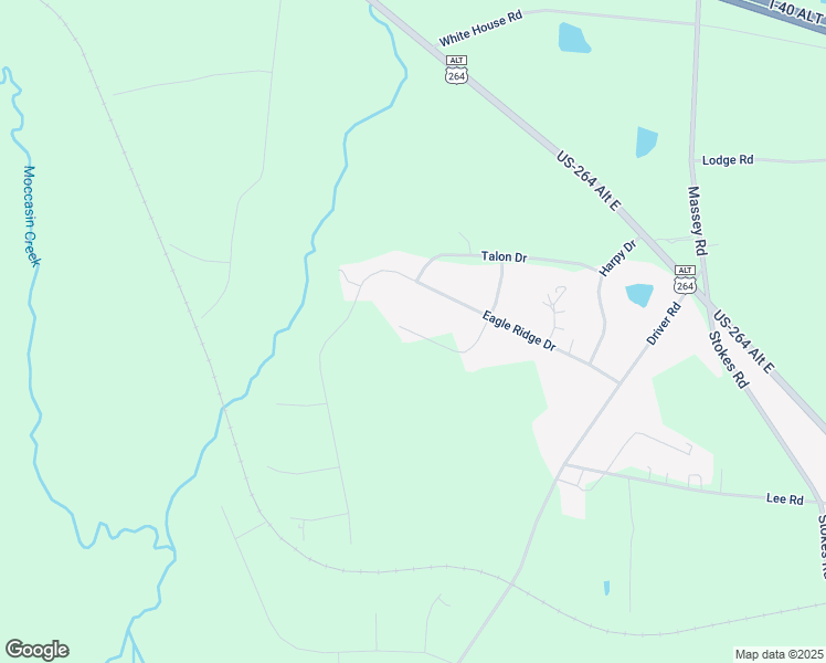 map of restaurants, bars, coffee shops, grocery stores, and more near 6664 Crowned Court in Zebulon