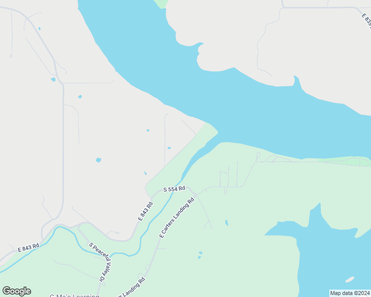 map of restaurants, bars, coffee shops, grocery stores, and more near 22307 East 843 Road in Park Hill