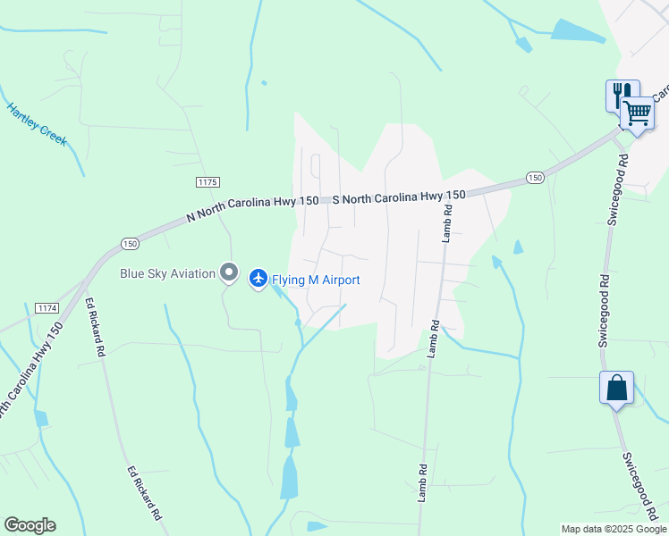map of restaurants, bars, coffee shops, grocery stores, and more near 303 Oakdale Lane in Lexington