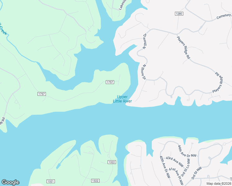 map of restaurants, bars, coffee shops, grocery stores, and more near 6205 Plantation Pointe Drive in Granite Falls