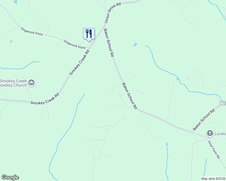 map of restaurants, bars, coffee shops, grocery stores, and more near 2039 Baton School Road in Lenoir