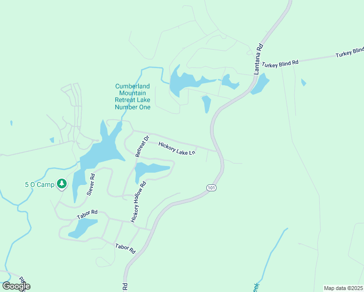 map of restaurants, bars, coffee shops, grocery stores, and more near 179 Retreat Drive in Crossville