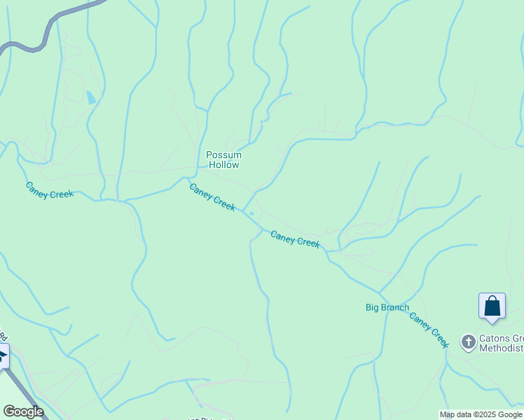 map of restaurants, bars, coffee shops, grocery stores, and more near 422 Caney Creek Road in Cosby