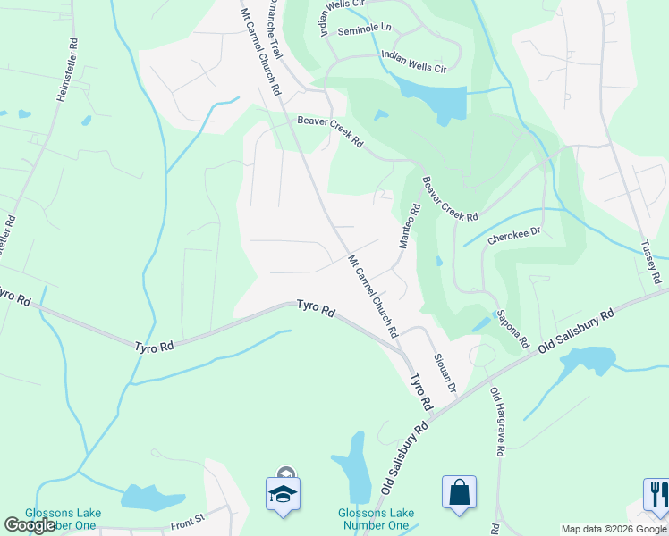 map of restaurants, bars, coffee shops, grocery stores, and more near 127 McKenzie Court in Lexington