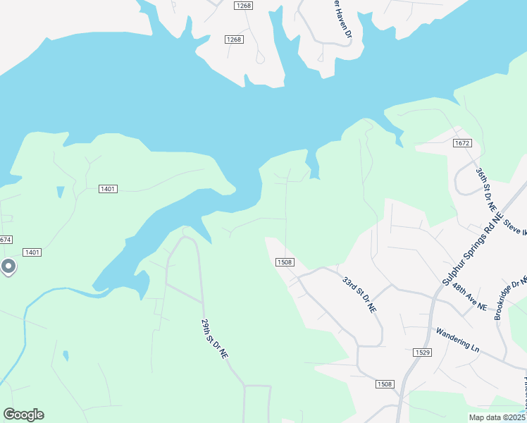 map of restaurants, bars, coffee shops, grocery stores, and more near 4365 30th Street Lane Northeast in Hickory